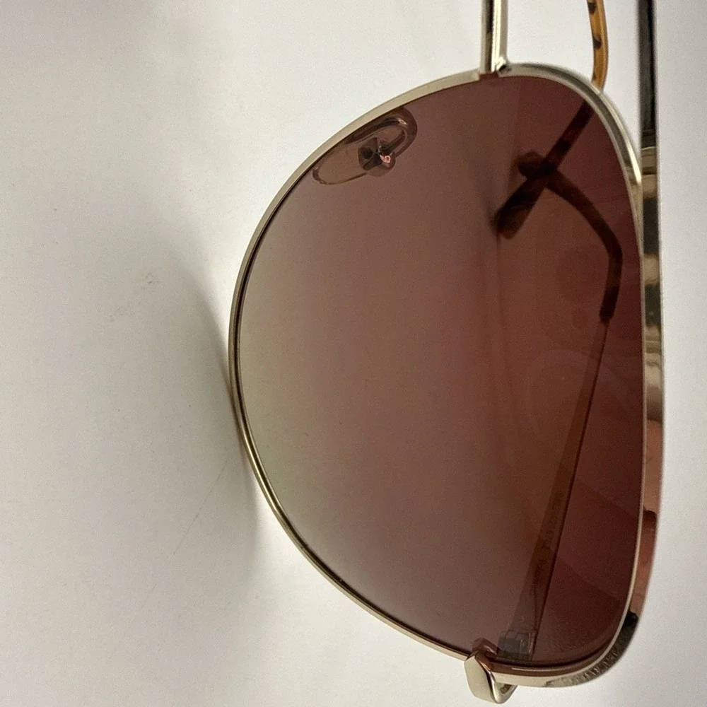 Prive Revaux Stunt Man Rose Gold Aviator Polarized Sunglasses 62-14-140